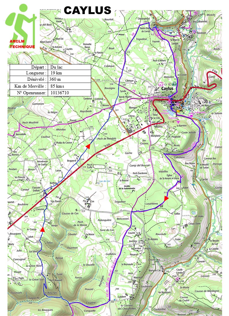 Randonnée à Caylus
